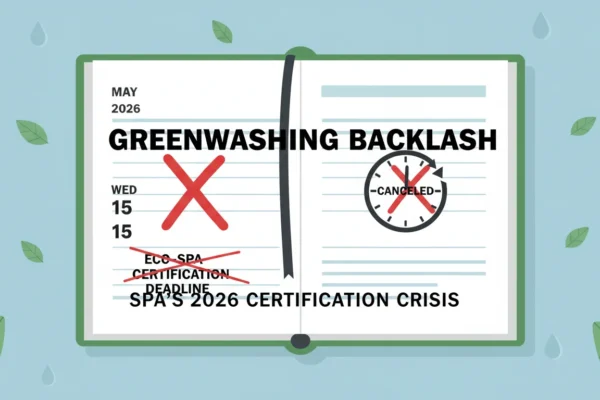 Greenwashing Backlash: Spa’s 2026 Certification Crisis